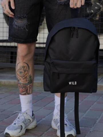 Купить Рюкзак Without Compact с принтом Wild Black