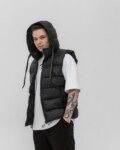 Жилет чоловічий SANE Hood Black