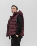 Жилет чоловічий Sane Bordeaux Hood