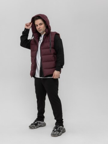 Купить Жилет мужской Sane Bordeaux Hood