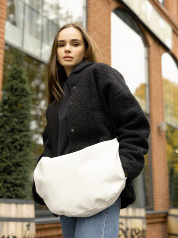 Купити Жіноча сумка HOBO Bag-glove біла