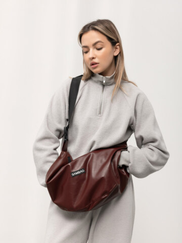 Купити Жіноча сумка HOBO Bag-glove бургунді
